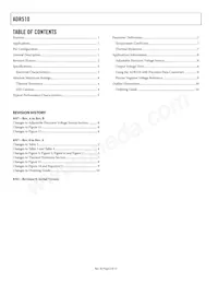 ADR510ARTZ-R2 Datasheet Page 2