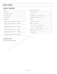 ADR827BRMZ-R2 Datasheet Page 2