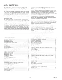 ADSP-2104BPZ-80 Datasheet Page 2