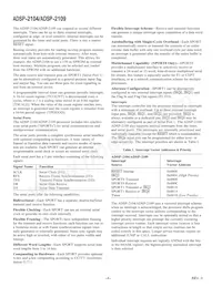 ADSP-2104BPZ-80數據表 頁面 4