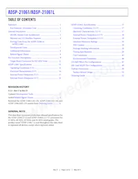 ADSP-21061LKB-160 Datasheet Page 2