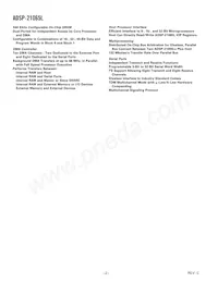 ADSP-21065LKCA-264 Datasheet Pagina 2