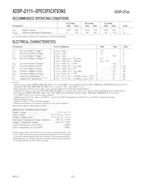 ADSP-2115BPZ-100 Datasheet Page 21