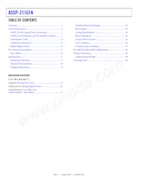 ADSP-21161NCCA-100 Datasheet Pagina 2
