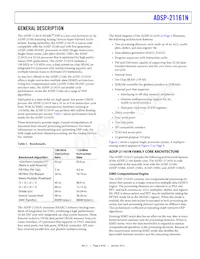 ADSP-21161NCCA-100 Datasheet Pagina 3