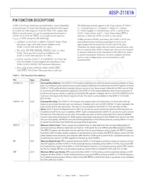 ADSP-21161NCCA-100 Datasheet Page 11
