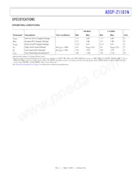 ADSP-21161NCCA-100 Datasheet Page 17