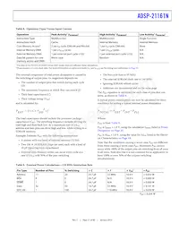ADSP-21161NCCA-100 Datasheet Page 21