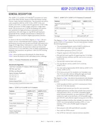 ADSP-21375BSWZ-2B Datasheet Page 3