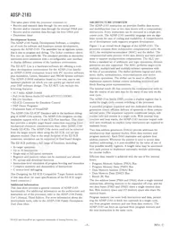 ADSP-2183KCAZ-210 Datasheet Page 2