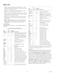 ADSP-2183KCAZ-210 Datenblatt Seite 4