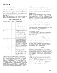 ADSP-2184BSTZ-160 Datasheet Page 10