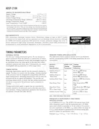 ADSP-2184BSTZ-160 Datasheet Page 14