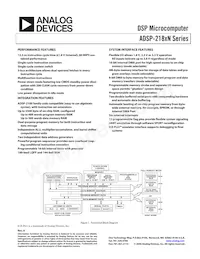 ADSP-2184NBSTZ-320 Datenblatt Cover