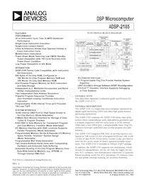 ADSP-2185BSTZ-133 Datasheet Copertura