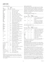 ADSP-2185BSTZ-133 Datasheet Page 4