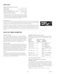 ADSP-2185BSTZ-133 Datasheet Pagina 14