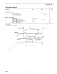 ADSP-2186BSTZ-160 Datasheet Page 19