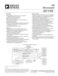 ADSP-2186MKCAZ-300 Datasheet Cover