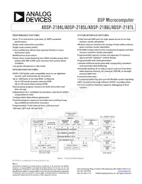 ADSP-2187LBSTZ-210 Datenblatt Cover