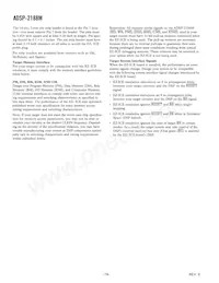 ADSP-2188MKSTZ-300 Datasheet Page 18