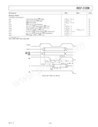 ADSP-2189MKCAZ-300 Datasheet Page 23
