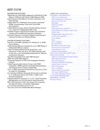 ADSP-2191MKCA-160 Datenblatt Seite 2