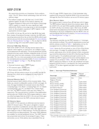 ADSP-2191MKCA-160 Datasheet Page 6