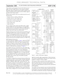 ADSP-2196MKSTZ-160數據表 頁面 5