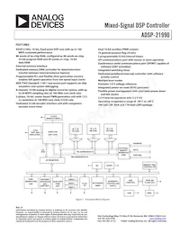 ADSP-21990BSTZ Datasheet Cover