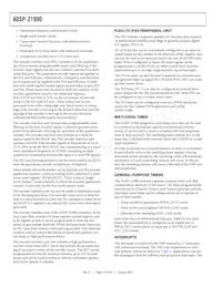 ADSP-21990BSTZ Datasheet Pagina 10