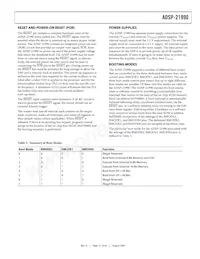 ADSP-21990BSTZ Datasheet Page 13