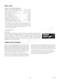 ADSP-21991BSTZ Datasheet Page 22