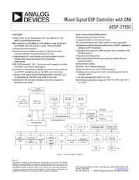 ADSP-21992YBC Datasheet Cover