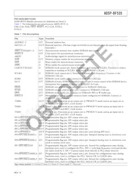 ADSP-BF535PKBZ-350 Datasheet Page 17
