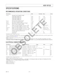 ADSP-BF535PKBZ-350 Datasheet Page 21