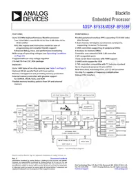 ADSP-BF538BBCZ-4A Datenblatt Cover