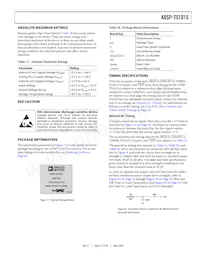 ADSP-TS101SAB1-100 Datasheet Page 21