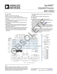 ADSP-TS202SABPZ050 Datenblatt Cover