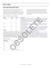 ADSP-TS202SABPZ050 Datasheet Page 12