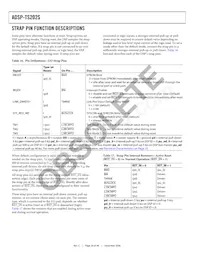 ADSP-TS202SABPZ050 Datasheet Page 20