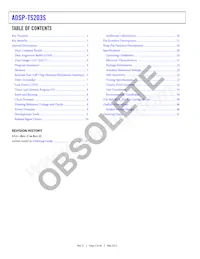 ADSP-TS203SBBPZ050 Datasheet Pagina 2
