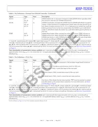 ADSP-TS203SBBPZ050 Datasheet Pagina 15