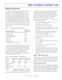 ADSP21262SKBCZ200R Datenblatt Seite 3