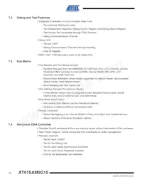 AT91SAM9G10-CU Datasheet Page 14