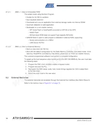 AT91SAM9G10-CU Datasheet Page 18