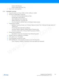 AT91SAM9G35-CU-999 Datasheet Pagina 19