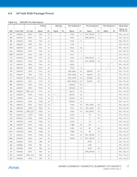 AT91SAM9N12-CUR數據表 頁面 17