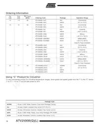 ATV2500BQL-25PI Datasheet Page 16