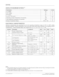 CAT102TDI-GT3 Datasheet Page 2